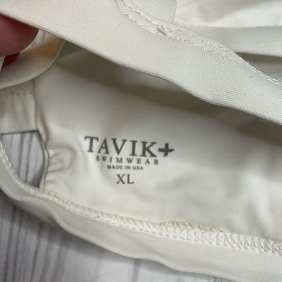 Tavik White Coco Scoop neck bikini top and bottoms Large / XL - Picture 12 of 12